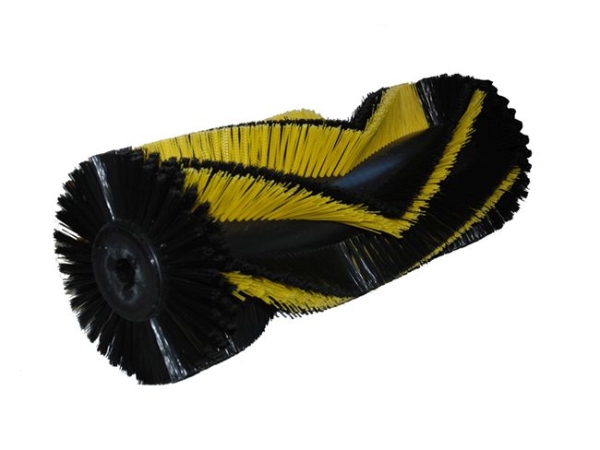 Kehrwalze Poly 0,7 schwarz/ 1,1x1,4 gelb gewellt