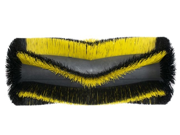 Kehrwalze Poly 1,4 mm gelb/Poly 0,9 mm schwarz