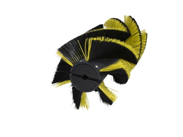 Kehrwalze Poly 0,5 schwarz/ 1,1x1,4 gelb gewellt