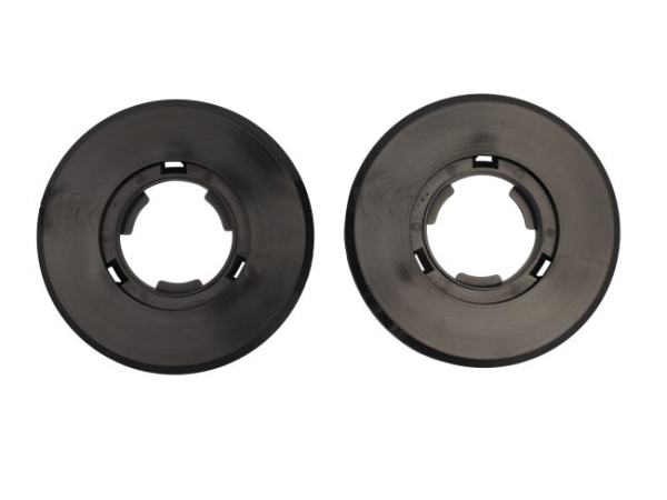 Treibteller Satz für Pads bis 180 mm Streifenhaftbelag schwarz mit Moosgummi - i-Mop Lite