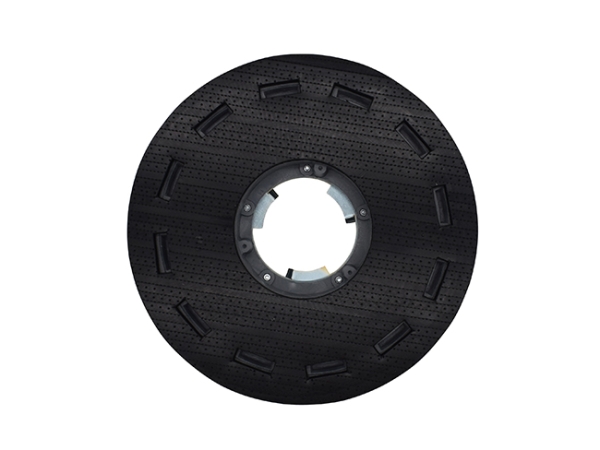 Treibteller mit DOM für Pads bis 430 mm Vollhaftbelag schwarz mit Moosgummi