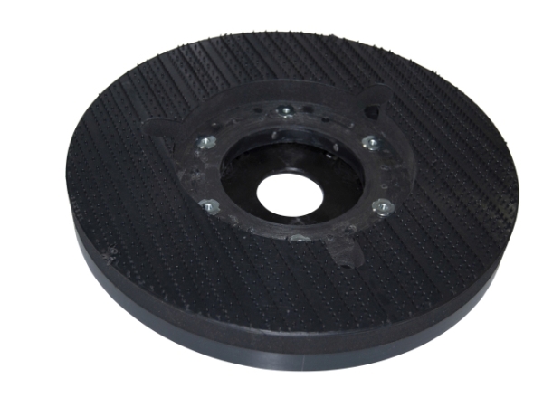 Treibteller für Pads bis 355 mm Vollhaftbelag schwarz mit Moosgummi