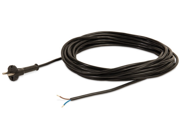 Netzkabel - Schuko Stecker / offenes Ende Farbe schwarz - VP300 Eco