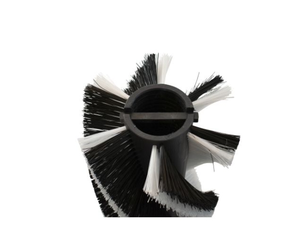Kehrwalze Poly 1,0 glatt schwarz/1,0 glatt weiß