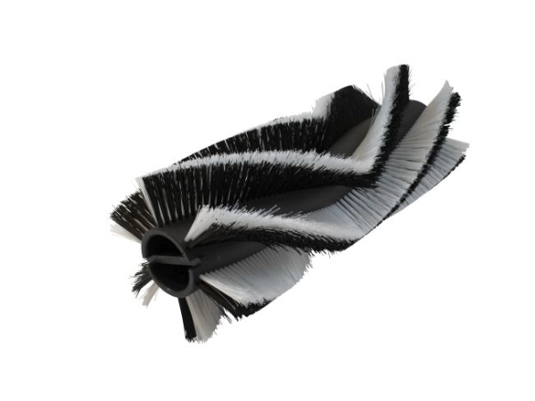 Kehrwalze Poly 1,0 glatt schwarz/1,0 glatt weiß