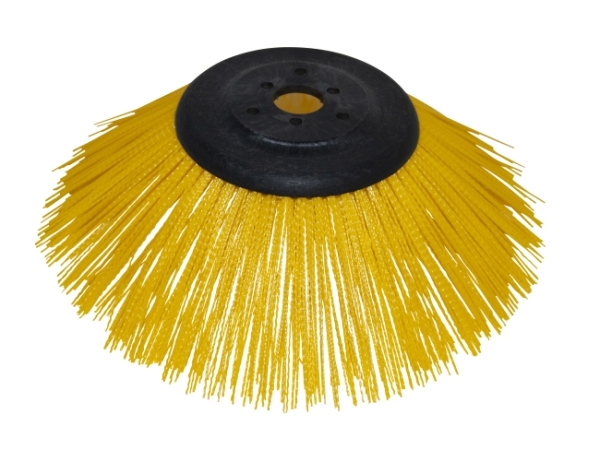 Seitenbesen Poly 1,1x1,4 mm gewellt gelb