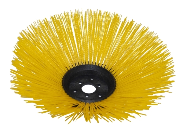 Seitenbesen Poly 1,1x1,4 mm gewellt gelb
