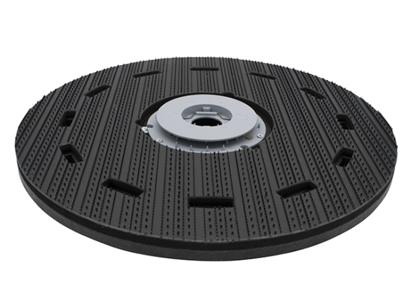 Treibteller mit DOM für Pads bis 510 mm Vollhaftbelag schwarz mit Moosgummi