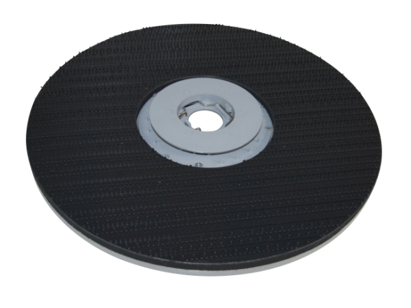 Treibteller für Pads bis 430 mm Vollhaftbelag schwarz mit Moosgummi
