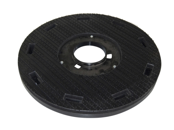 Treibteller für Pads bis 380 mm Vollhaftbelag schwarz mit Moosgummi