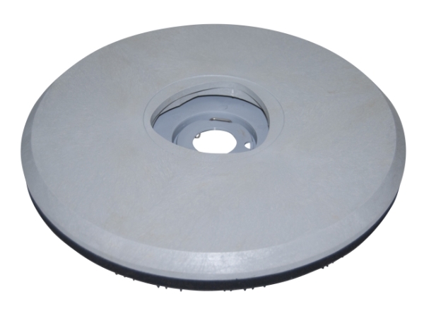 Treibteller für Pads bis 380 mm Vollhaftbelag schwarz mit Moosgummi