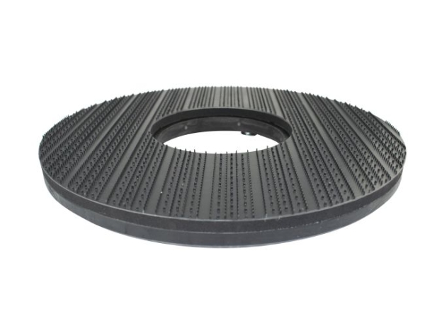 Treibteller für Pads bis 410 mm Vollhaftbelag schwarz mit Moosgummi