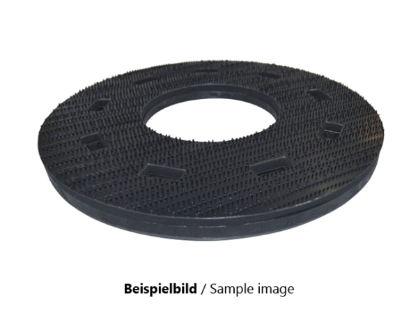 Treibteller für Pads bis 430 mm Vollhaftbelag schwarz mit Moosgummi