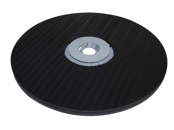 Treibteller für Pads bis 510 mm Vollhaftbelag schwarz mit Moosgummi