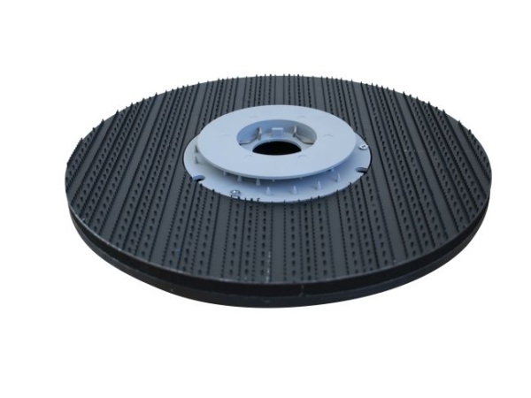 Treibteller für Pads bis 380 mm Vollhaftbelag schwarz mit Moosgummi