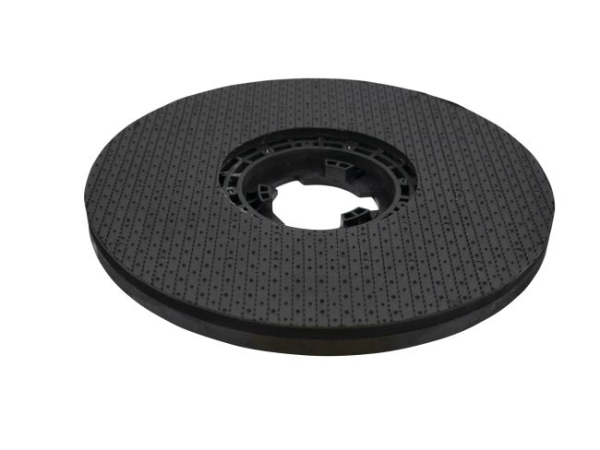 Treibteller für Pads bis 410 mm Vollhaftbelag schwarz mit Moosgummi - FM 400 D / H / L