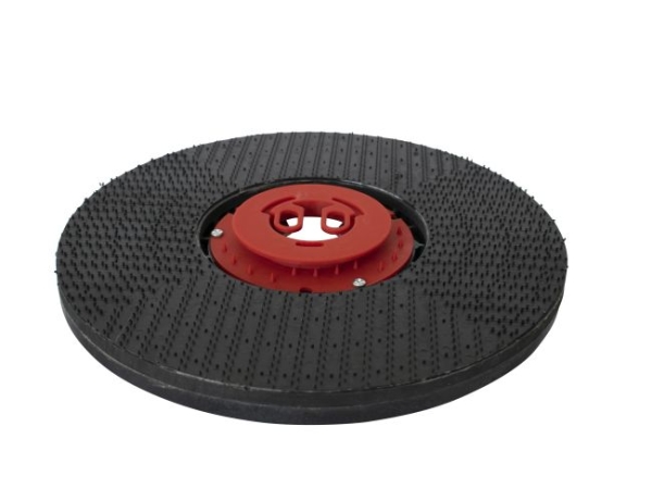 Treibteller für Pads bis 410 mm Vollhaftbelag schwarz mit Moosgummi