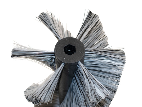 Walzenbürste Poly 0,3 glatt weiß/0,75 glatt schwarz - SW750
