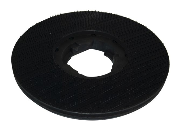 Treibteller für Pads bis 355 mm Vollhaftbelag schwarz mit Moosgummi