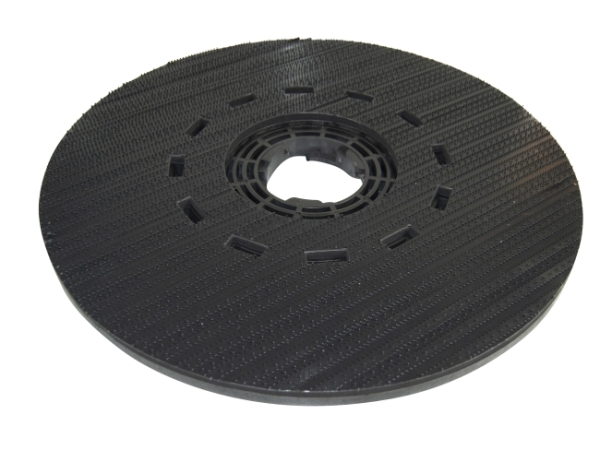 Treibteller für Pads bis 635 mm Vollhaftbelag schwarz mit Moosgummi
