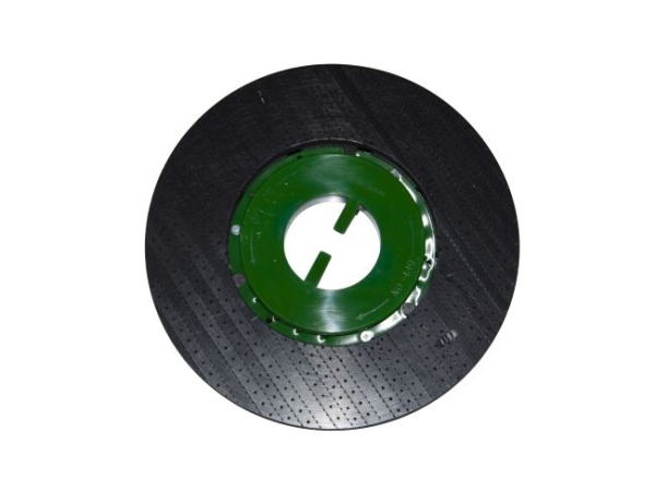 Treibteller für Pads bis 305 mm Vollhaftbelag schwarz mit Moosgummi