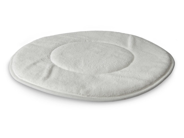 Microfaser-Pad Niederflor weiß 21 Zoll - VE 5 Stück