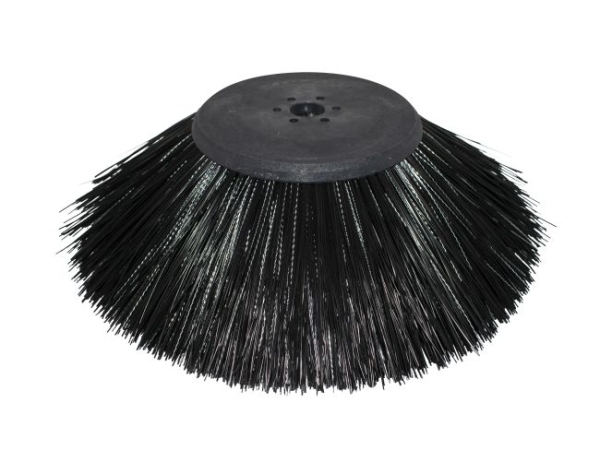 Seitenbesen Poly 1,0 glatt schwarz/Welldraht 0,3