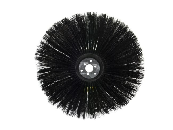 Seitenbesen Poly 0,4 glatt schwarz/Welldraht 0,3 vz