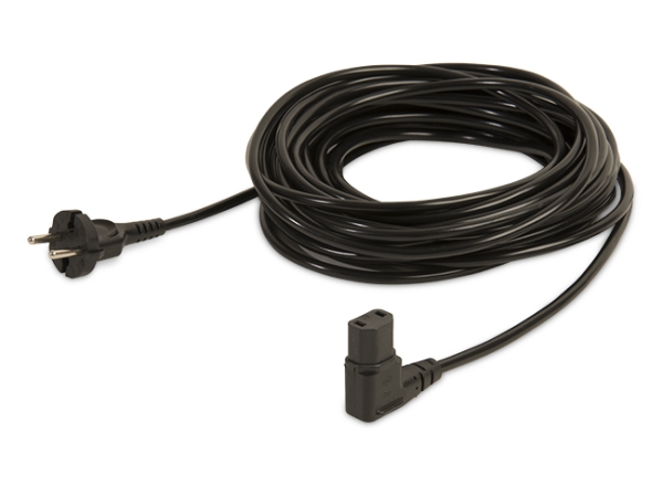 Netzkabel - Schuko Stecker / Kaltgerätestecker schwarz