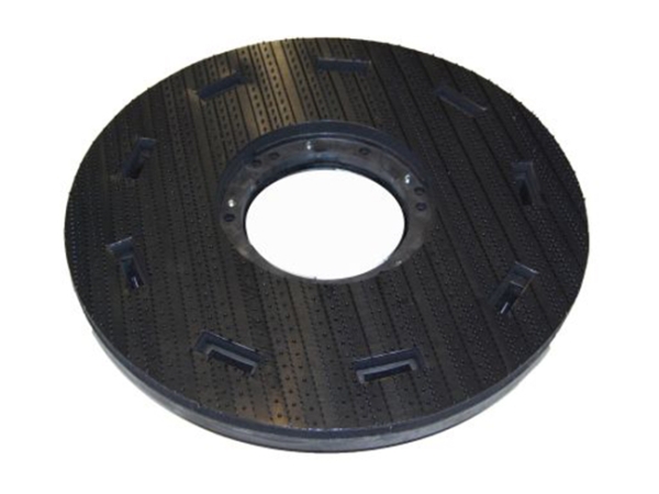 Treibteller für Pads bis 510 mm Vollhaftbelag schwarz mit Moosgummi
