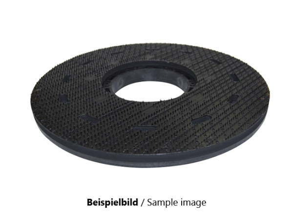 Treibteller für Pads bis 480 mm Vollhaftbelag schwarz mit Moosgummi - D 20