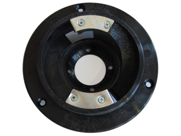 Treibteller für Pads bis 410 mm Vollhaftbelag schwarz mit Moosgummi - Kobra 3540