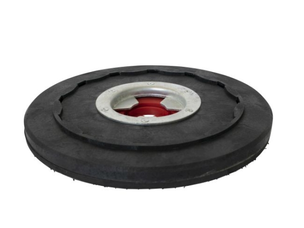 Treibteller für Pads bis 410 mm Vollhaftbelag schwarz mit Moosgummi