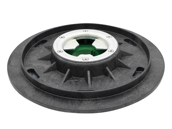 Treibteller mit DOM für Pads bis 430 mm Vollhaftbelag schwarz ohne Moosgummi