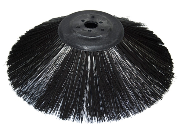 Seitenbesen Poly 0,4 glatt schwarz/Welldraht 0,3 vz