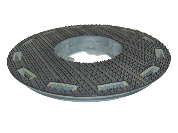 Treibteller mit DOM für Pads bis 380 mm Vollhaftbelag schwarz ohne Moosgummi - E250