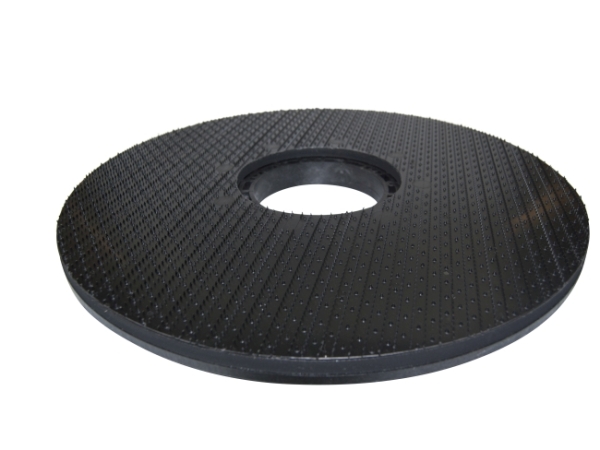 Treibteller für Pads bis 510 mm Vollhaftbelag schwarz mit Moosgummi