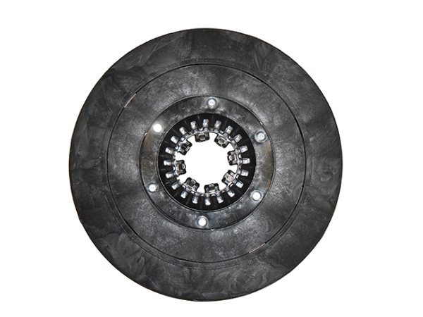 Treibteller für Pads bis 430 mm Vollhaftbelag schwarz mit Moosgummi