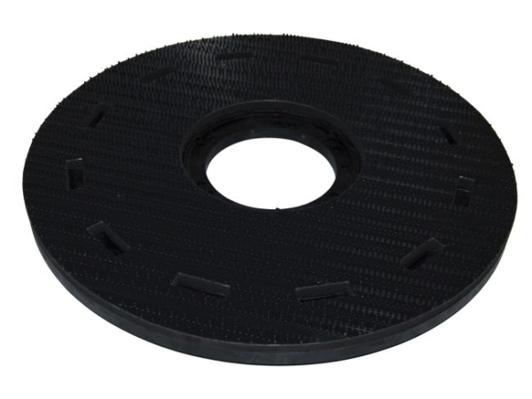 Treibteller für Pads bis 460 mm Vollhaftbelag schwarz mit Moosgummi