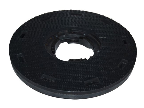 Treibteller für Pads bis 380 mm Vollhaftbelag schwarz mit Moosgummi