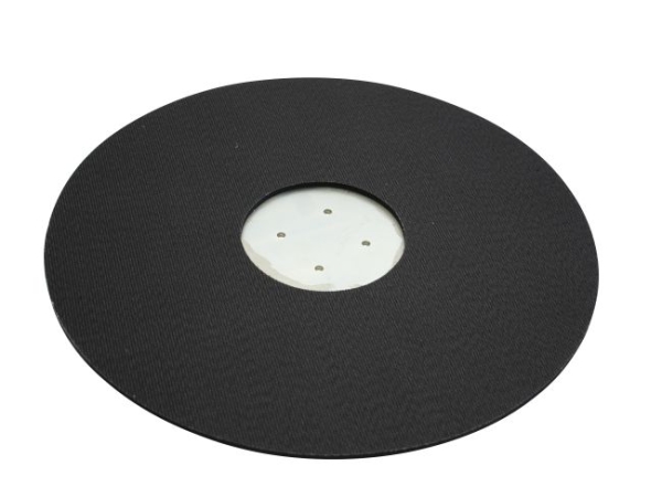 Treibteller für Pads bis 430 mm Vollhaftbelag schwarz mit Moosgummi - Orbot Spray Borg