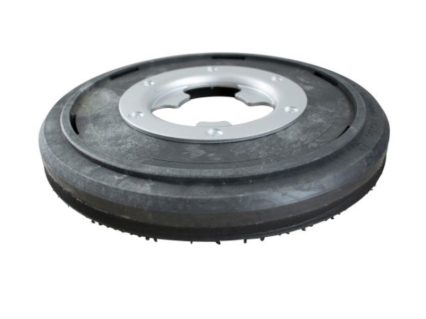 Treibteller für Pads bis 325 mm Vollhaftbelag schwarz mit Moosgummi - Single 33