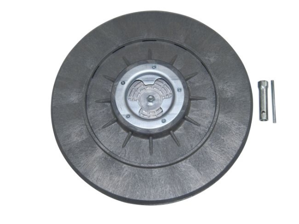 Treibteller für Schleifscheiben mit Montageschlüssel Zellkautschuk 10 mm - Single 53