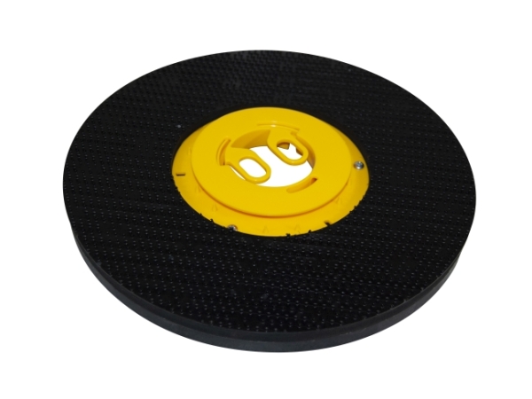Treibteller für Pads bis 355 mm Vollhaftbelag schwarz mit Moosgummi - C130