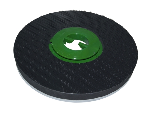 Treibteller für Pads bis 380 mm Vollhaftbelag schwarz mit Moosgummi