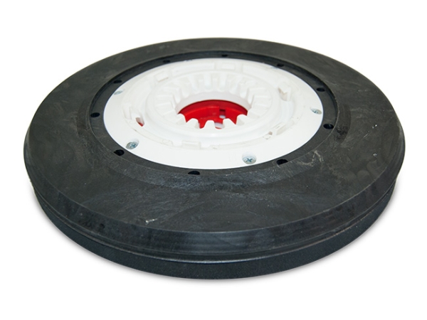 Treibteller für Pads bis 355 mm - bis Bj. 2018 Vollhaftbelag schwarz mit Moosgummi (2 Stück)