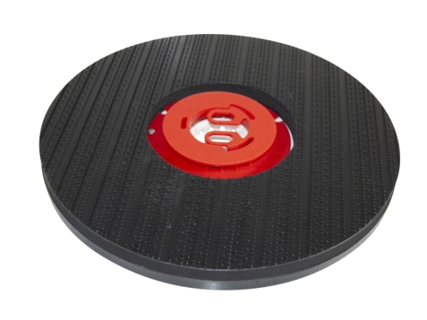 Treibteller für Pads bis 410 mm - bis Bj. 2018 Vollhaftbelag schwarz mit Moosgummi (2 Stück)