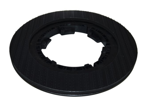 Treibteller für Pads bis 480 mm Vollhaftbelag schwarz mit Moosgummi