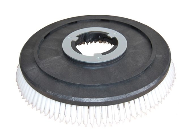 Schrubbbürste mittel Poly 0,75 glatt weiß