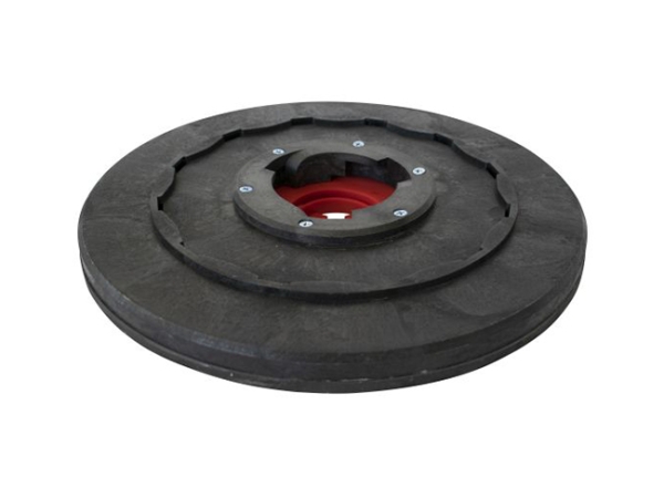 Treibteller für Pads bis 430 mm Vollhaftbelag schwarz mit Moosgummi